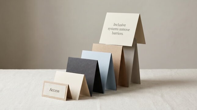 Diversity and Inclusivity Cards Displayed for Access