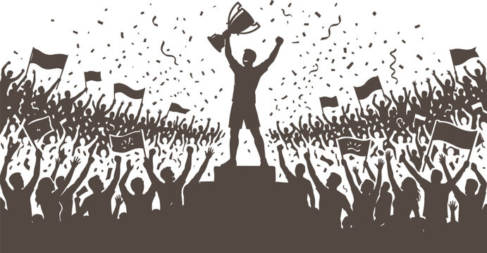World cup 2026 champion celebration silhouette