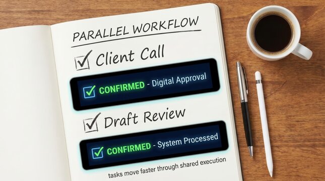 Parallel Workflow Checklist with Confirmed Tasks