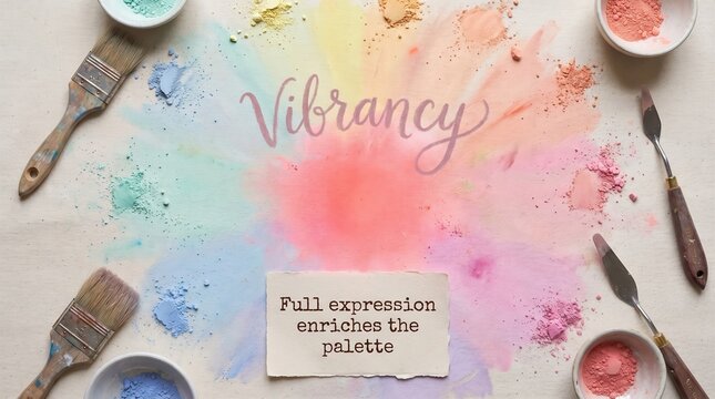 Flat-lay Spectrum of Soft Color Pigment s1 2