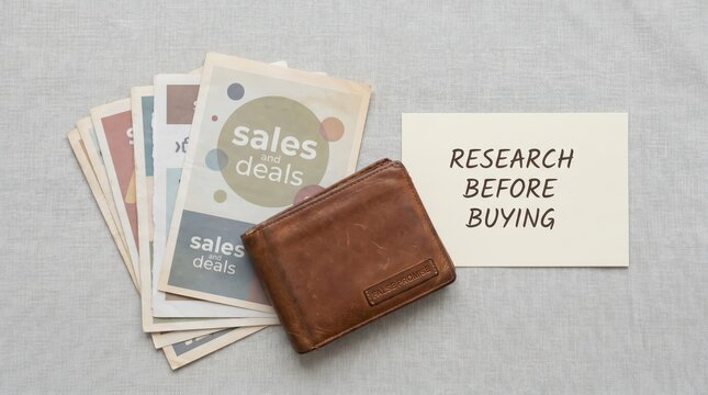 Wallet and Sales Flyers for Scam Awareness Research