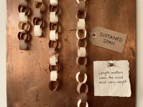 Paper Chain Links Sustaining Span for Low Attention Span