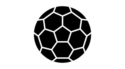 Fototapeta premium Classic black and white soccer ball design