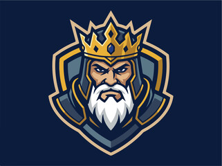 Obraz premium King Portrait with Crown.