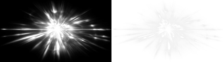 Naklejka premium White crystal prism light sparkle optical holographic refraction abstract background illustration.