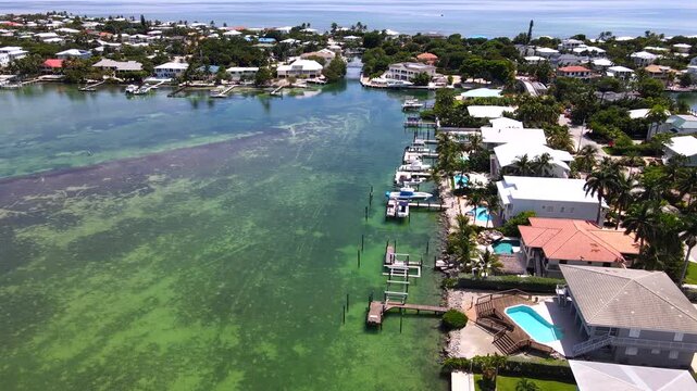 Scenic Waterfront Neighborhood with Docks in Key West
