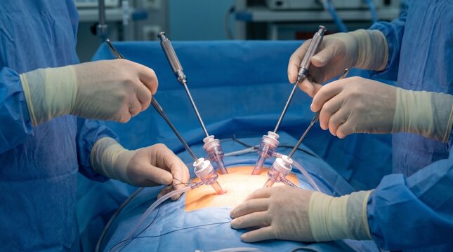 Laparoscopic Surgery Procedure in Modern Operating Room