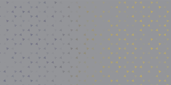 Subtle Geometric Triangle Pattern Background With Gray To Gold Gradient For Modern Design