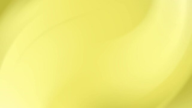 Soft lemon yellow blurred abstract smooth wave pattern light color background surface suitable for backgrounds, wallpapers, prints, presentations, web designs.