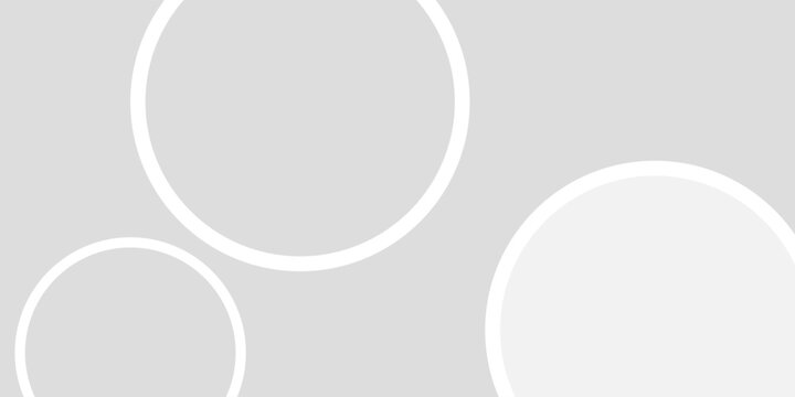 Abstract Gray Background with White Minimalist Outlined Circles