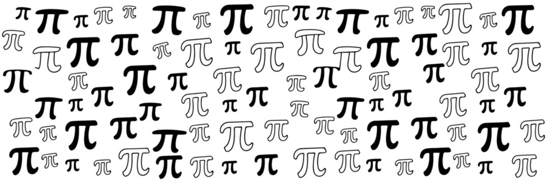 national pi day banner background