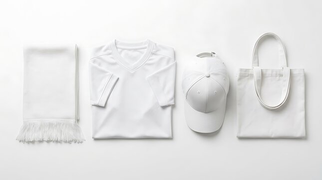 Merchandise arrangement on pristine surface