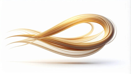 Fototapeta premium Abstract wind breeze effect isolated on white background