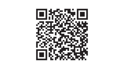 Fototapeta premium Scan QR code icon. Fake template of qr code, fake qr code mockup