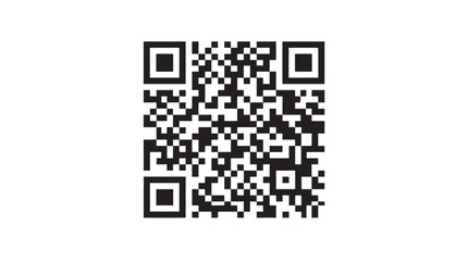 Fototapeta premium Scan QR code icon. Fake template of qr code, fake qr code mockup
