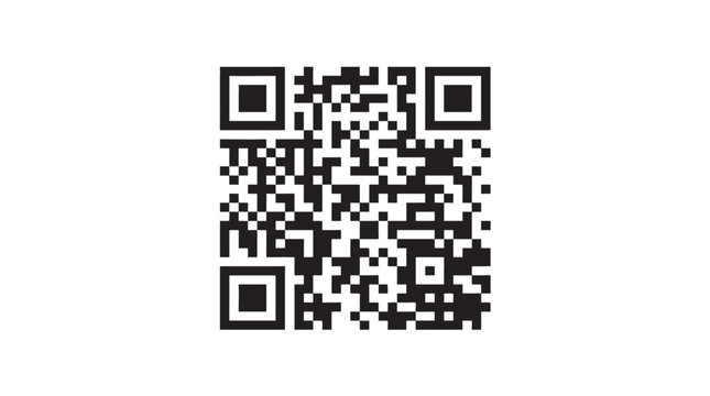 Scan QR code icon. Fake template of qr code, fake qr code mockup