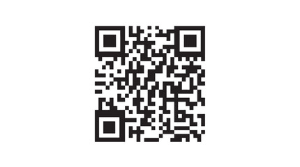 Fototapeta premium Scan QR code icon. Fake template of qr code, fake qr code mockup
