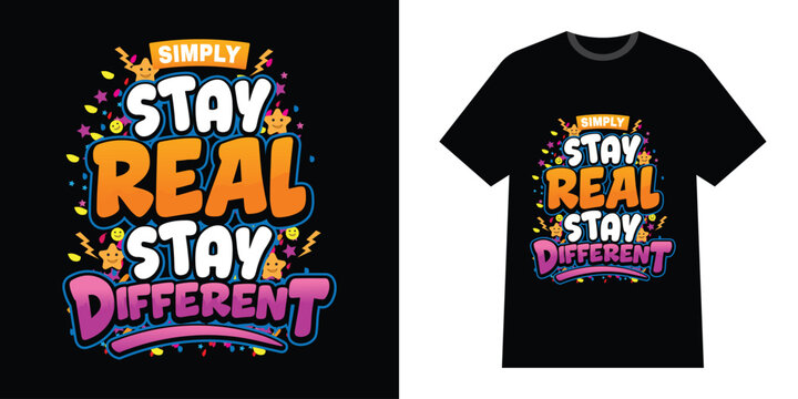 Modern Inspirational Quote T-Shirt Print Design