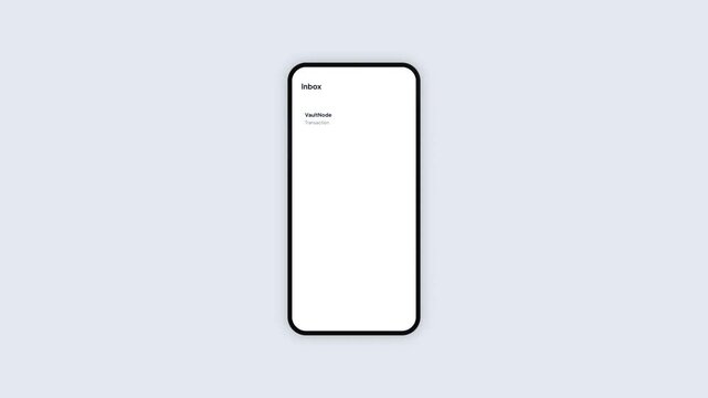 Mobile Phone Crypto Wallet Transaction Verification App UI Design Animation, Smartphone Decentralized Finance Token Transfer Confirm Screen Concept Illustration