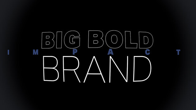 Bold Impactful Text Animations