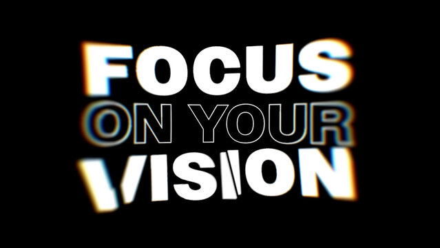 Animated Promo Blurred Text
