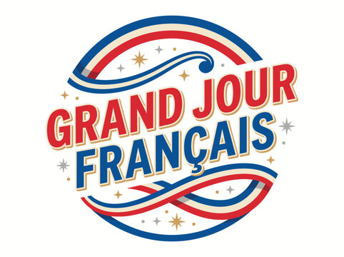 Grand Jour Fran&ccedil;ais Bastille Day Celebration Label