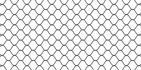 Mesh texture for fishing nets. Seamless pattern for sports or soccer goals. Vector ilustration © Linda