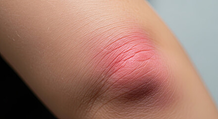 Fototapeta premium Flaky elbow close-up