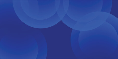 Obraz premium Modern banner background. Blue gradations. Circle shape . Circle shape. Abstract background. Trendy. Vector illustration