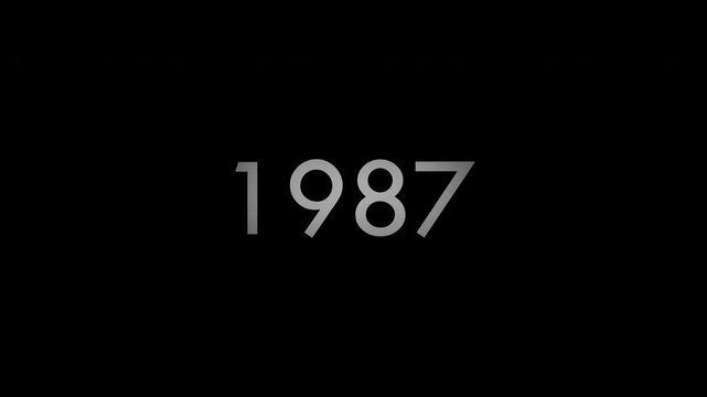 Historical Vintage Timeline from 1877 to 2025. Historical Journeys Video. 4K Video