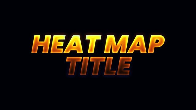 Chromatic Heat Map Gradient Grunge Title Reveal