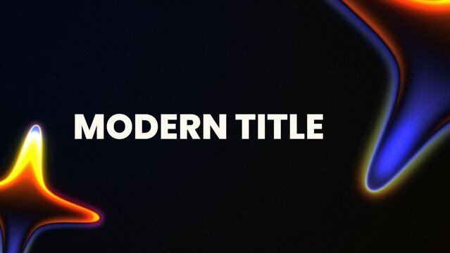 Chromatic Heat Gradient Star Title Reveal