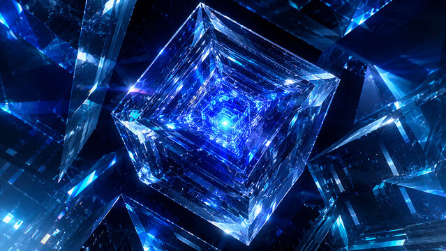 Crystal Glass Background