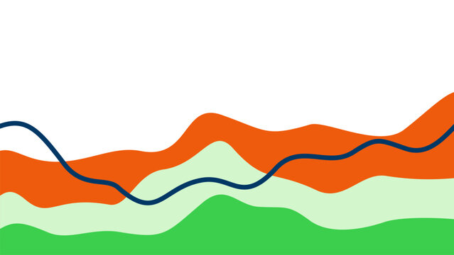 Vibrant abstract waves with electric citrus and mint green gradients. Minimalist high contrast aesthetic featuring a thin marine wave for corporate identity and graphic projects.
