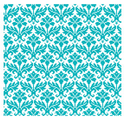 Fototapeta premium songket batik modern seamless pattern luxury malay Indonesia floral ornamental vintage culture border frame vector design banner classic livery print wallpaper 