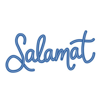 Salamat Filipino Thank You Hand Lettering
