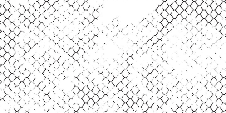 Football, hockey or basketball net with distressed texture. Lattice structure with grunde effect