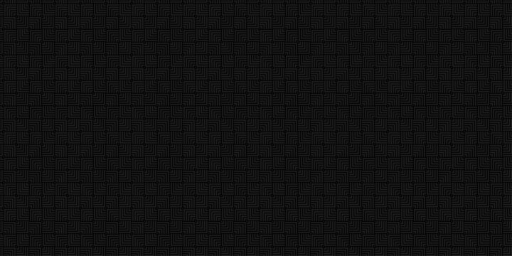 Abstract minimal black fabric line square creative technology paper grid metallic wall wallpaper. geometric overlapping gradient triangle square decoration structure element design textile.