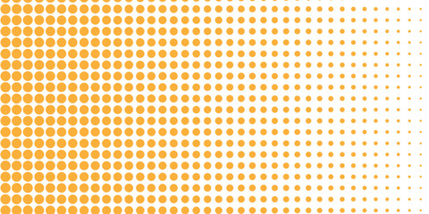 Fototapeta premium abstract vector orange background with dots fabric halftone pattern polka dots and tile surface vintage textile gird fabric wallpaper design.