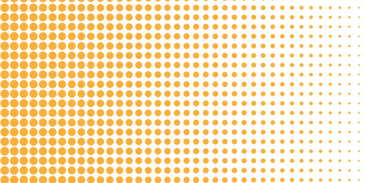 abstract vector orange background with dots fabric halftone pattern polka dots and tile surface vintage textile gird fabric wallpaper design.