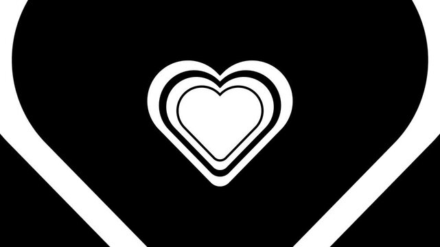 Heart Shape Animation for Luma Matte Transition Effect