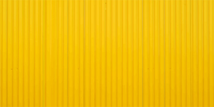 A vintage yellow wall background featuring a textured corrugated cardboard surface pattern with a subtle striped material design