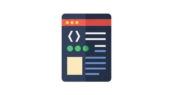 Simple web page coding interface.