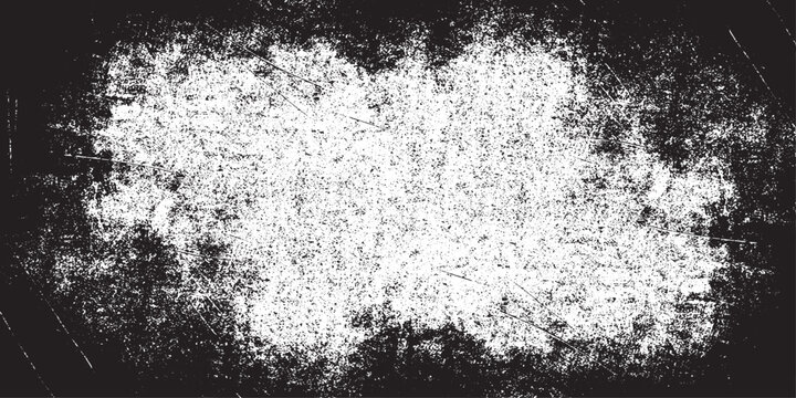 Scratched Frame. Grunge Urban Background Texture Vector. Dust Overlay. Distressed Grainy Grungy Framing Effect. Distressed Backdrop Vector Illustration. EPS 10.