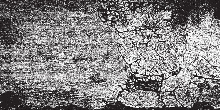 Scratched Grunge Urban Background Texture Vector. Dust Overlay Distress Grainy Grungy Effect. Distressed Backdrop Vector Illustration. Isolated Black on White Background. EPS 10.