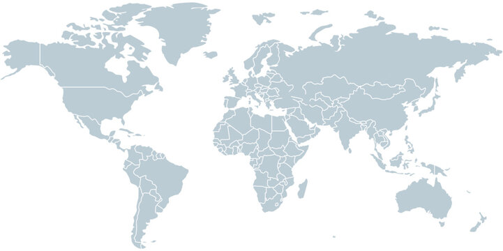 Modern World Map Design