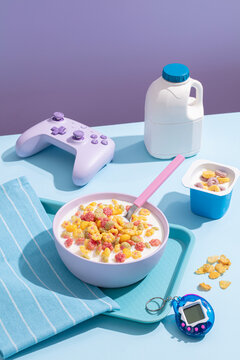 Pastel Breakfast Gaming Setup
