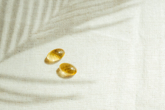 Leaf Shadow and Sunlight on Vitamins