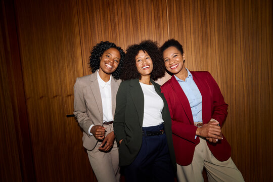 Group photo of businesswomen