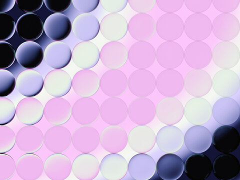 Colorful Circles Arranged in a Pattern on a Flat Surface